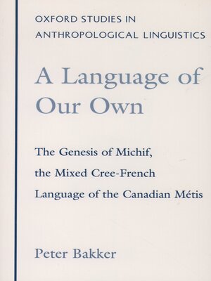 cover image of A Language of Our Own